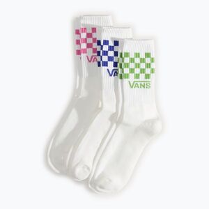 Zoknik Vans Classic Check Crew 3 pairs pink fizz (Classic Check Crew VN000QBUFRQ) kép
