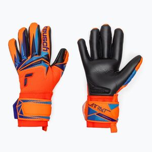 Reusch Attrakt Infinity Evolution NC Junior gyermek kapus kesztyű shocking orange/blue/black (Attrakt Infinity Evolution NC Junior 5672724-2289) kép
