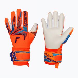 Gyerek kapus kesztyűk Reusch Attrakt Freegel Advance Junior shocking orange/blue (Attrakt Freegel Advance Junior 5672035-2290) kép