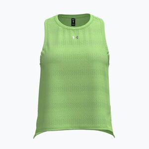 Női futópóló Under Armour Velociti Singlet lumos lime/white (Velociti Singlet 6009541-712) kép
