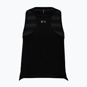 Női futópóló Under Armour Velociti Singlet black/black/metallic silver (Velociti Singlet 6009541-001) kép