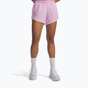 Női futóshort Under Armour Fly By 3" pink dawn/white (Fly By 3" 1382438-669) kép