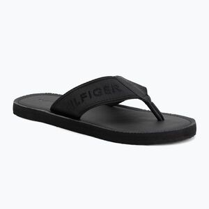 Férfi papucsok Tommy Hilfiger Lbeach Sandal Leather black (Lbeach Sandal Leather FM0FM05808BDS) kép