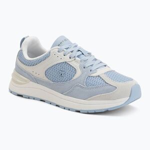 Női cipő Tommy Hilfiger Mix Material Runner brezzy blue/ecru (Mix Material Runner FW0FW093060G6) kép