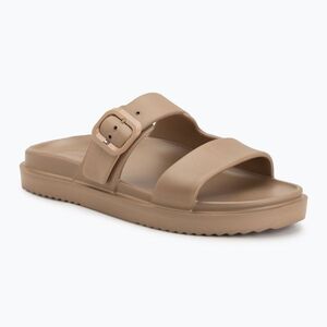 Női papucsok Tommy Hilfiger Double Strap Sandal Pearl safari canvas pearlized (Double Strap Sandal Pearl FW0FW091140HT) kép