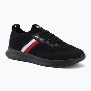 Férfi cipő Tommy Hilfiger Lightweight Knitted Runner black (Lightweight Knitted Runner FM0FM05756) kép
