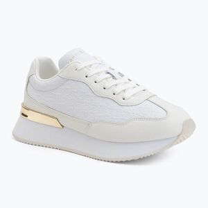 Női cipő Tommy Hilfiger Chic Monogram Runner white/ecru (Chic Monogram Runner FW0FW09464) kép