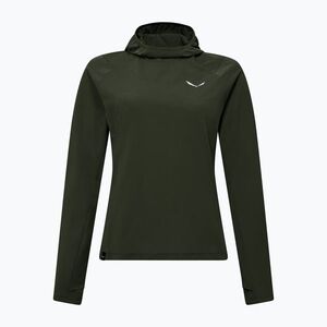 Salewa Puez Sun Hoodie női trekking pulóver dark olive (Puez Sun Hoodie 00-0000029098) kép