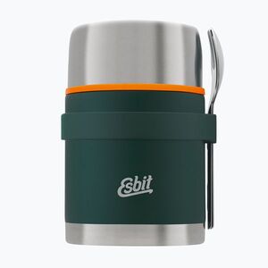 Ételtermosz evőeszközökkel Esbit Stainless Steel Food Jug 750 ml forest green (Stainless Steel Food Jug FJ750ML-FGN-2SL-S) kép