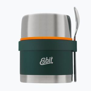 Ételtermosz evőeszközökkel Esbit Stainless Steel Food Jug 500 ml forest green (Stainless Steel Food Jug FJ500ML-FGN-2SL-S) kép