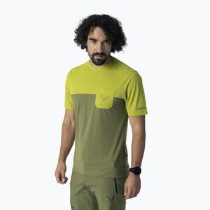 Férfi trekking póló DYNAFIT Transalper Pocket golden lime/5a40 (Transalper Pocket 08-0000071949) kép