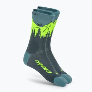 Zokni DYNAFIT Traverse Crew cinder ultra yellow/5a30 (Traverse Crew 08-0000072073) kép