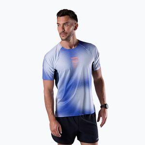 Férfi futópóló Rossignol Sapa Ultra Tee dazzle blue line fogg (Sapa Ultra Tee RLOMY20) kép