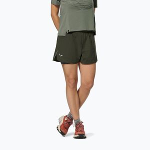 Női túrashort Salewa Pedroc DST 2IN1 dark olive int/0870 (Pedroc DST 2IN1 00-0000029309) kép