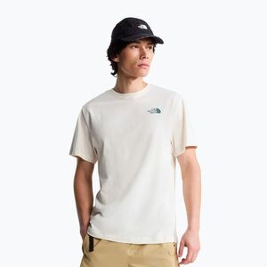 The North Face Retro Earth Relaxed férfi póló white dune (Retro Earth Relaxed NF0A8G9PQLI1) kép