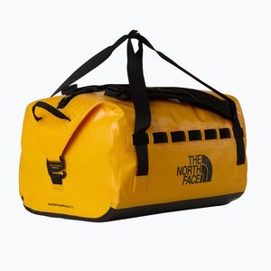 Utazótáska The North Face Base Camp Waterproof Duffel 50 l summit gold/tnf black (Base Camp Waterproof Duffel NF0A8GKUZU31) kép
