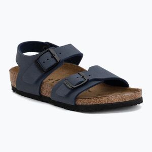 Gyerek szandálok BIRKENSTOCK New York Birkibuc Narrow navy (New York Birkibuc Narrow 87773) kép