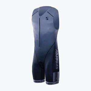 Férfi triatlon ruha Synergy Elite Sleeveless Trisuit smoke gray (Elite Sleeveless SYN-TRSTE-BC-M-NS-SMKGRY-01-SM) kép