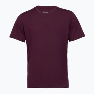 Férfi futópóló Brooks Dash burgundy blaze (Dash SS 211581526.025) kép