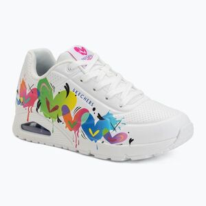 Női cipő SKECHERS Uno Open Your Heart white (Uno Open Your Heart 190008 WMLT) kép