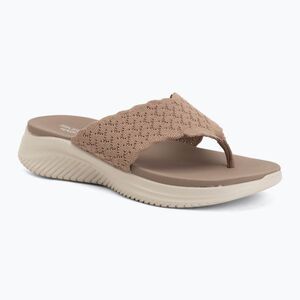 Női papucsok SKECHERS Ultra Flex 3.0 Rhythm Waves brown (Ultra Flex 3.0 Rhythm Waves 119971) kép