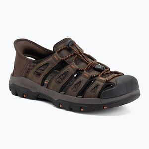 Férfi szandálok SKECHERS Tresmen Norvick brown (Tresmen Norvick 205187) kép