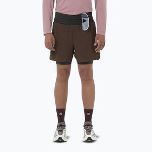 Salomon Sense Aero férfi futóshort 2IN1 5 "coffee bean" (Sense Aero 2IN1 5" LC2769000) kép