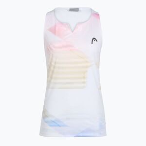 Női teniszpóló HEAD Agility Tank Top light blue/print vision (Agility Tank Top W 814236) kép