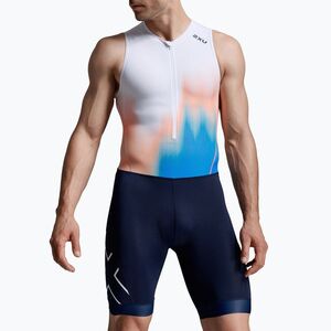 Férfi triatlon ruha 2XU Core nebula blaze/midnight (Core MT7398D) kép