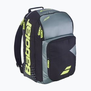 Tenisz hátizsák Babolat Pure Aero 40 l metallic grey/black/fluo yellow (Pure Aero 753114) kép