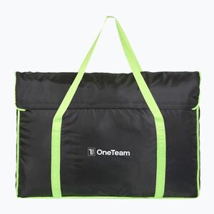 Hordtáska a OneTeam Swiftgoal 180 x 120 cm fekete/zöld színben (Swiftgoal OTM-B6AP89-BLK) kép