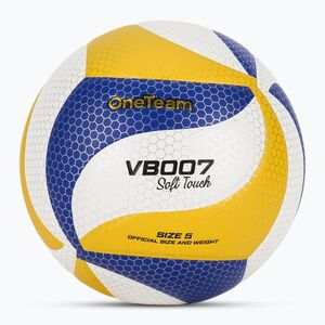 Röplabda OneTeam VB007 yellow/blue/white size 5 (VB007 OTM-B6AP91-YEL) kép