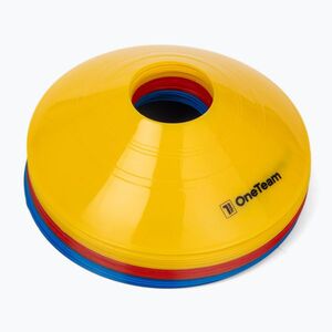 Pachołki treningowe OneTeam TRFTB01 30 sztuk wielokolorowe (TRFTB01 OTM-B6AP96-MIX) kép