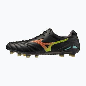 Futballcipő Mizuno Monarcida Neo III Elite FG black/lava orange/arcadia (Monarcida Neo III Elite FG P1GA262000) kép