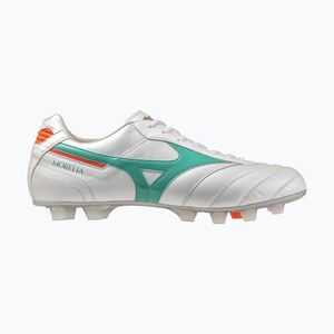 Futballcipő Mizuno Morelia II Elite FG white/arcadia/lava orange (Morelia II Elite FG P1GA260435) kép