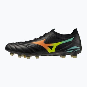 Futballcipő Mizuno Morelia Neo V β Elite FG black/lava orange/arcadia (Morelia Neo V β Elite FG P1GA269200) kép