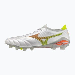 Futballcipő Mizuno Morelia Neo V β Japan FG white/lava orange/evening primrose (Morelia Neo V β Japan FG P1GA269054) kép