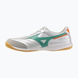 Futballcipő Mizuno Morelia Sala Pro IN white/arcadia/lava orange (Morelia Sala Pro IN Q1GA261335) kép