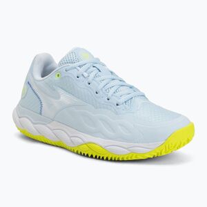 Női teniszcipő Mizuno Wave Enforce Court CC W ice water/lightning yellow/ancient (Wave Enforce Court CC W 61GC243620) kép