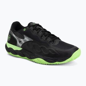 Padel cipők Mizuno Wave Enforce Court Padel black/foliage green/glowing ap (Wave Enforce Court Padel 61GB243735) kép