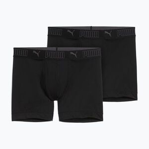 Férfi boxeralsó PUMA Sport Microfiber 2 pairs black (Sport Microfiber 935520 01) kép
