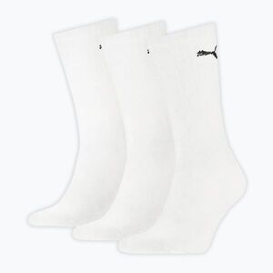Zokni PUMA Sport Crew Lightweight 3 pairs white (Sport Crew Lighweight 907940 02) kép