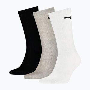 Zokni PUMA Sport Crew Lightweight 3 pairs white/grey/black (Sport Crew Lighweight 907940 03) kép
