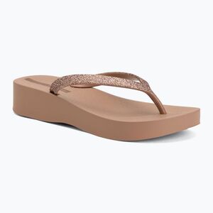 Női flip-flop papucsok Ipanema Mesh Chic Plat brown/glitter (Mesh Chic Plat 83386-BP605) kép
