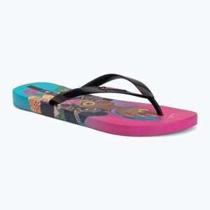 Női flip-flop papucsok Ipanema Graffiti V pink/black/blue (Graffiti V 83814-BN516) kép