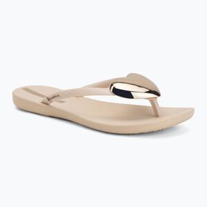 Női flip-flop papucsok Ipanema Maxi Fashion beige/gold (Maxi Fashion 83652-BC682) kép
