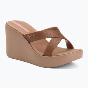 Női papucsok Ipanema High Fashion II Slide brown/glitter/pink (High Fashion II Slide 83646-BO699) kép