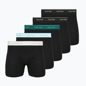 Boxeralsó Calvin Klein LV00NB1429 Boxer Brief 5 pairs Black Bodies w/black/niagara falls (Boxer Brief LV00NB14293SB) kép