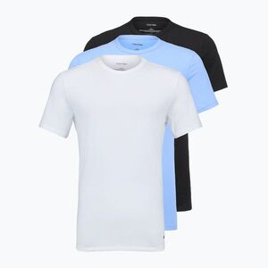 Férfi póló Calvin Klein LV00NB4185 Crew Neck 3 pcs. black with blue descent emb/blue descent (Crew Neck LV00NB41854OY) kép