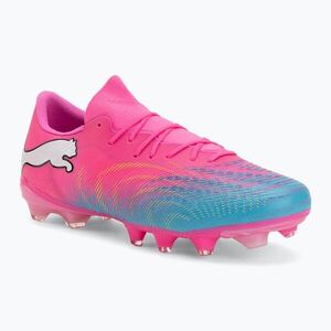 Futballcipő PUMA Future 9 Match Fusion FG/AG poison pink/puma white/sun stream/bright aqua/puma black (Future 9 Match Fusion FG/AG 108714 05) kép